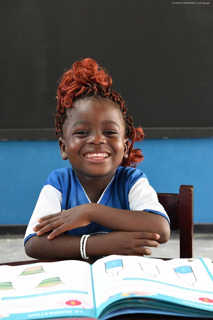 A child studying
