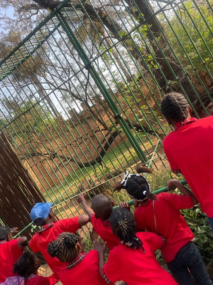 Children on an educational outing